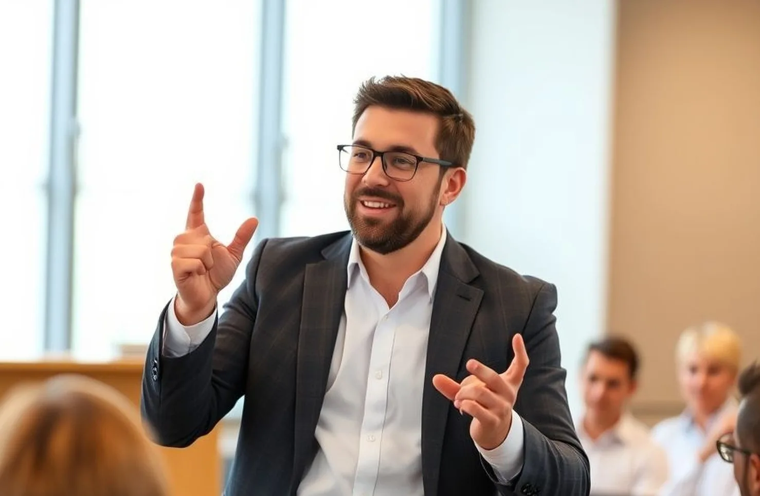 confident speaker business seminar