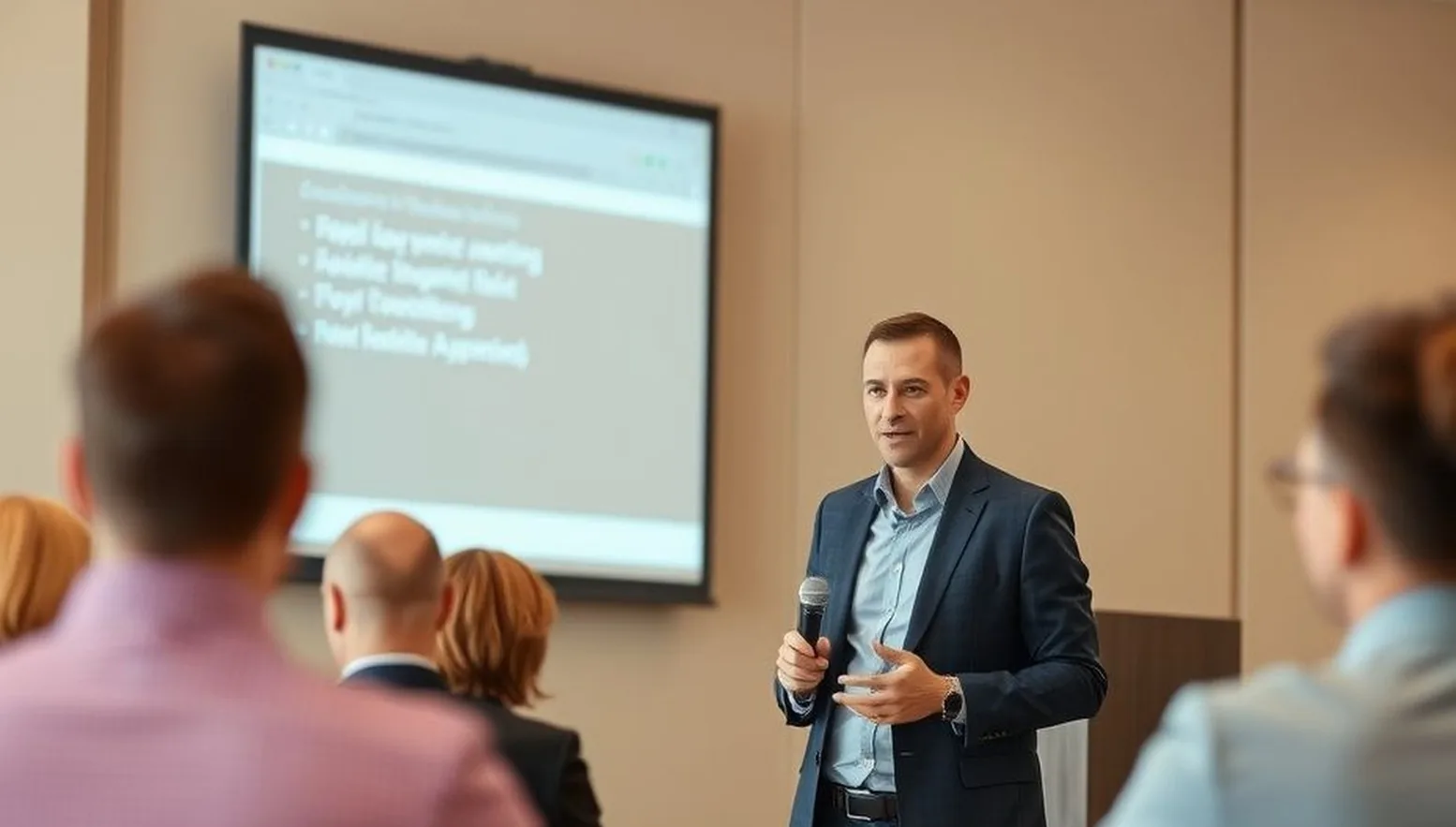 public speaking business presentation